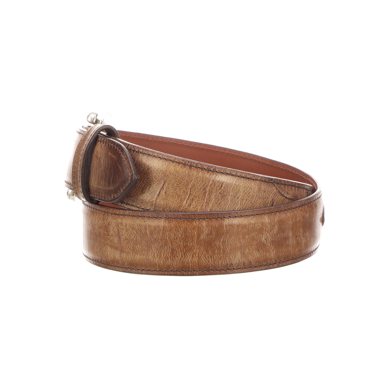 Lucchese Men's Belts - Smooth Goat - Tan - Billy's Western Wear