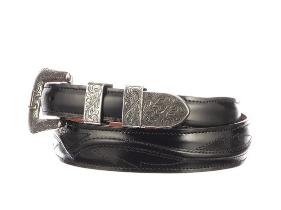Lucchese Men's Belts - Smooth Goat 