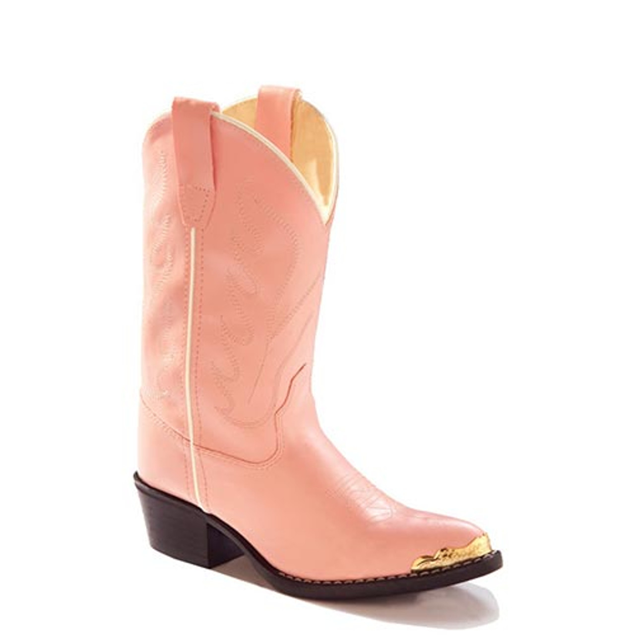 western boots pink