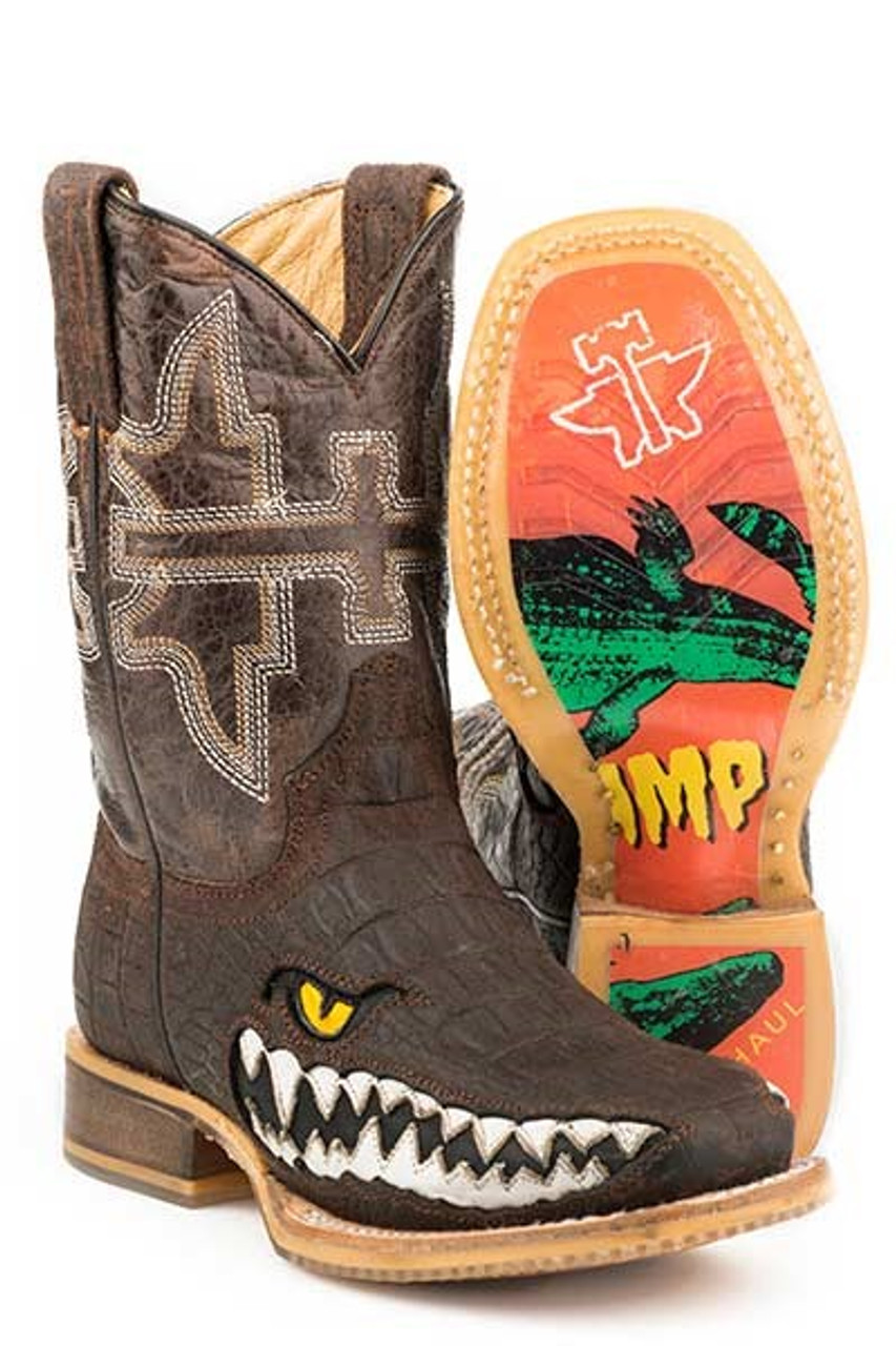 Tin Haul Youth Boots - Swamp Chomp 