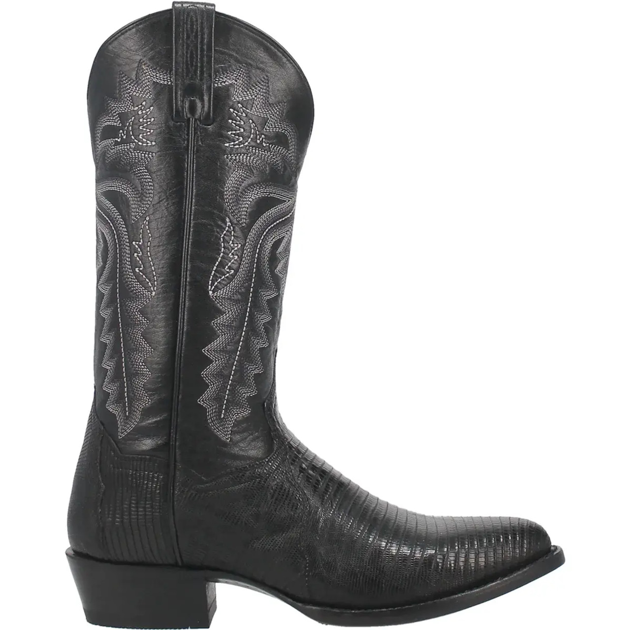 Dan Post Men's Boots - Winston Lizard - Black - Billy's Western Wear