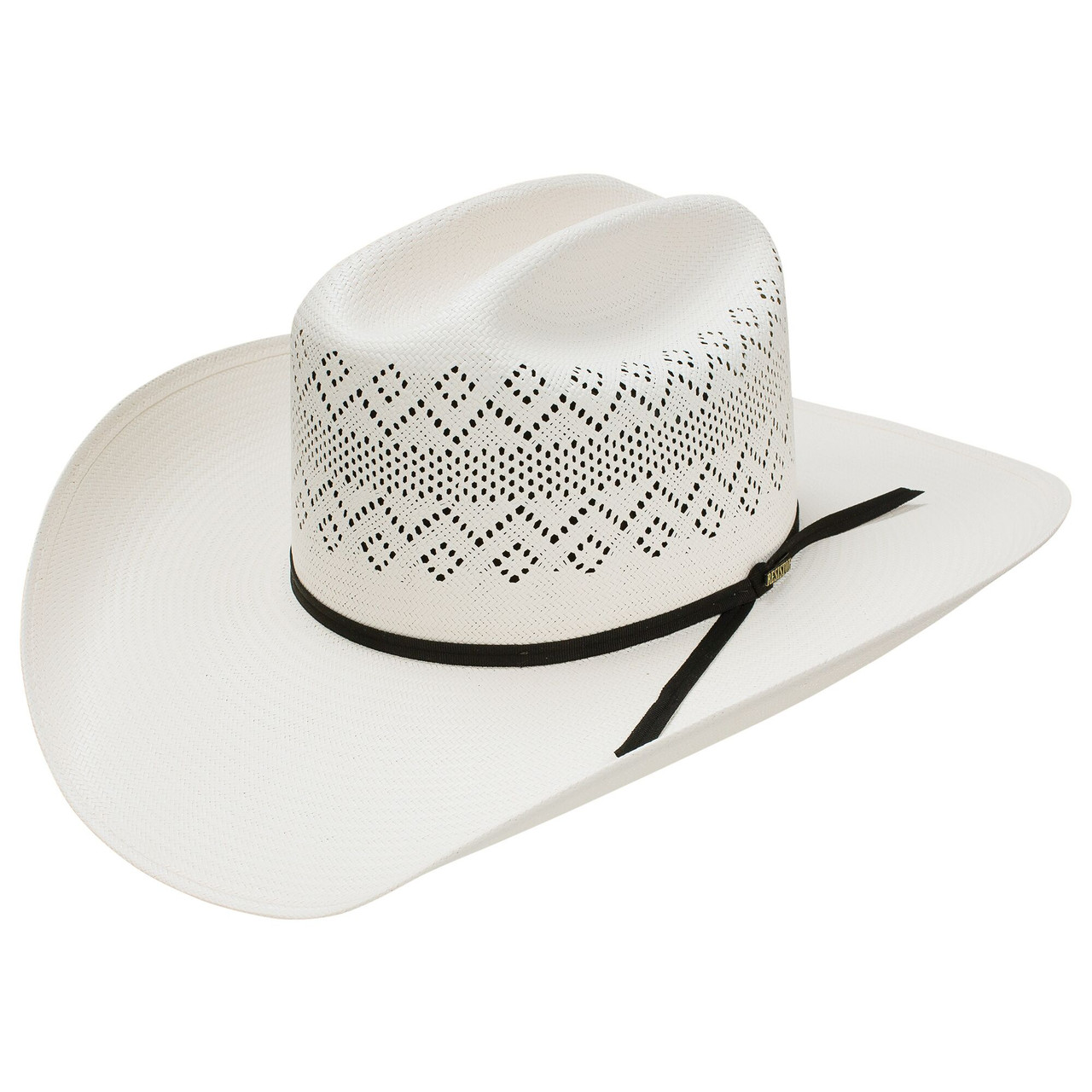 Vintage Resistol Self Conforming Straw Western Cowboy Hat Vinylcote 7 1/8