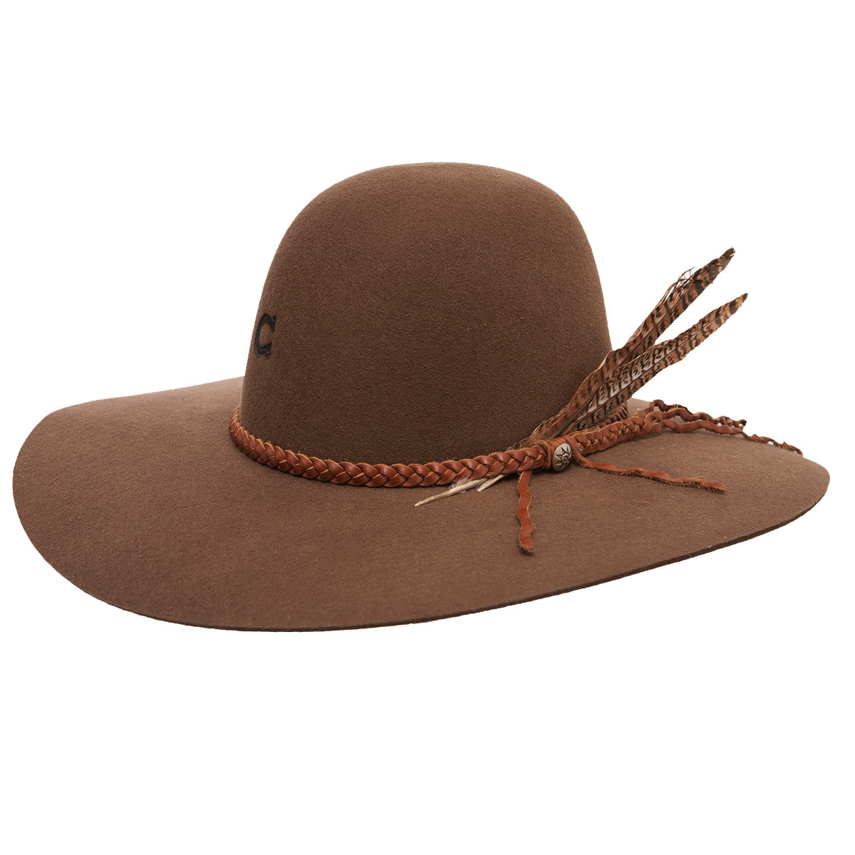 Charlie 1 horse Wanderlust felt fashion hat Charlie 1 Horse Indian Lodge Felt Hat at Amazon Men main image 2