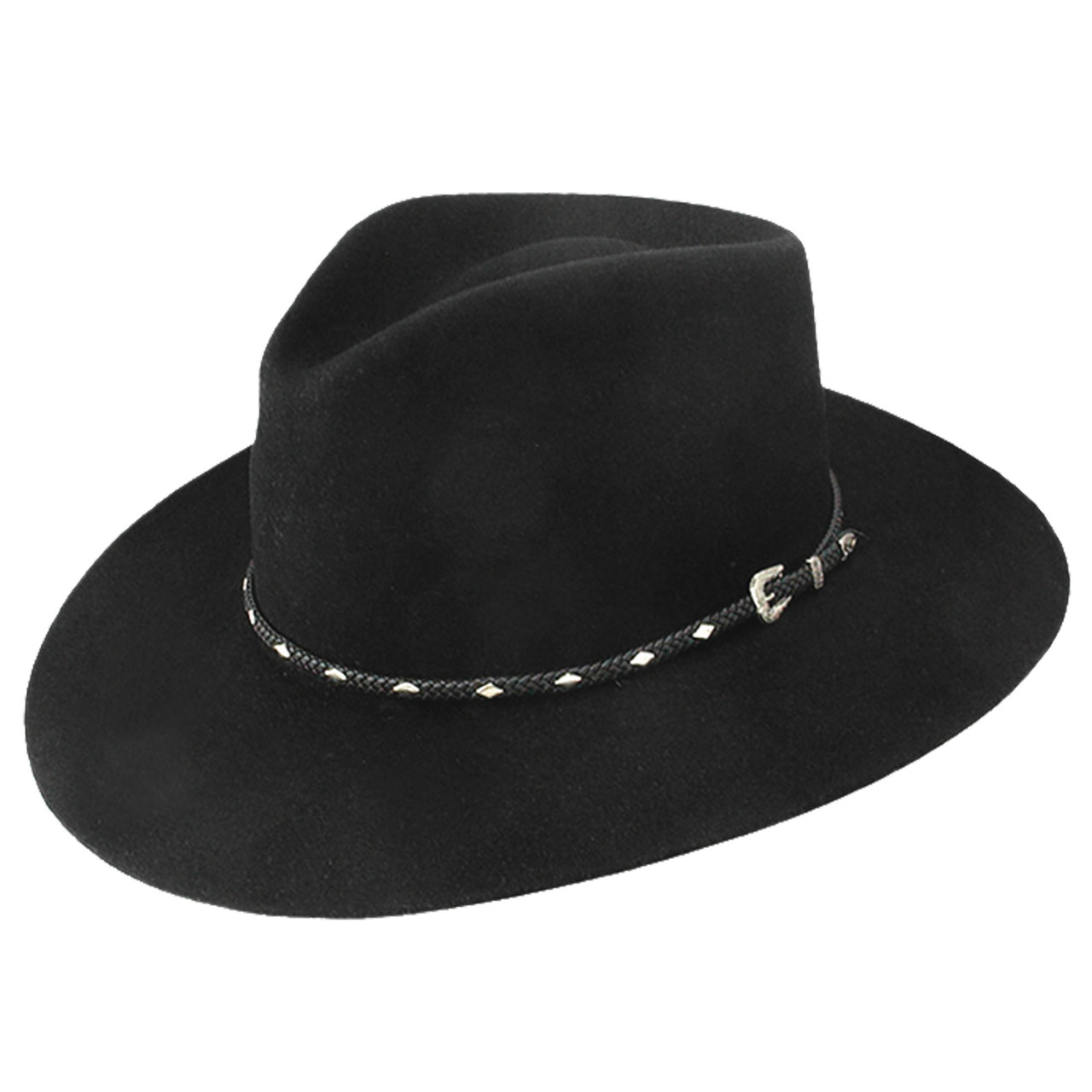 Stetson Felt Hats - Gun Club Collection - Diamond Jim - 5X - Black