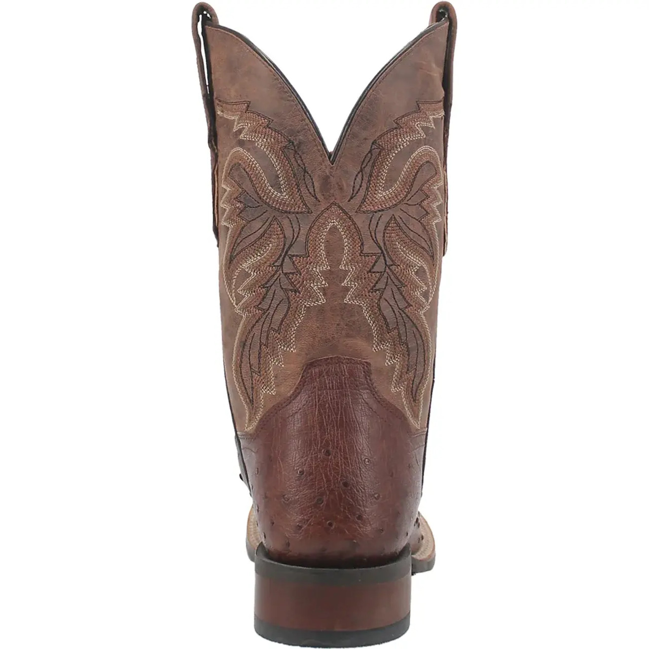 Dan Post Men's Boots - Alamosa Full Quill Ostrich - Chocolate - Billy's