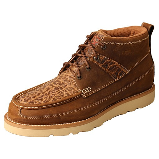 NEW TWISTED X men\'s work pull on wedge sole boot in distressed brown Twisted X® | 11 main image 4