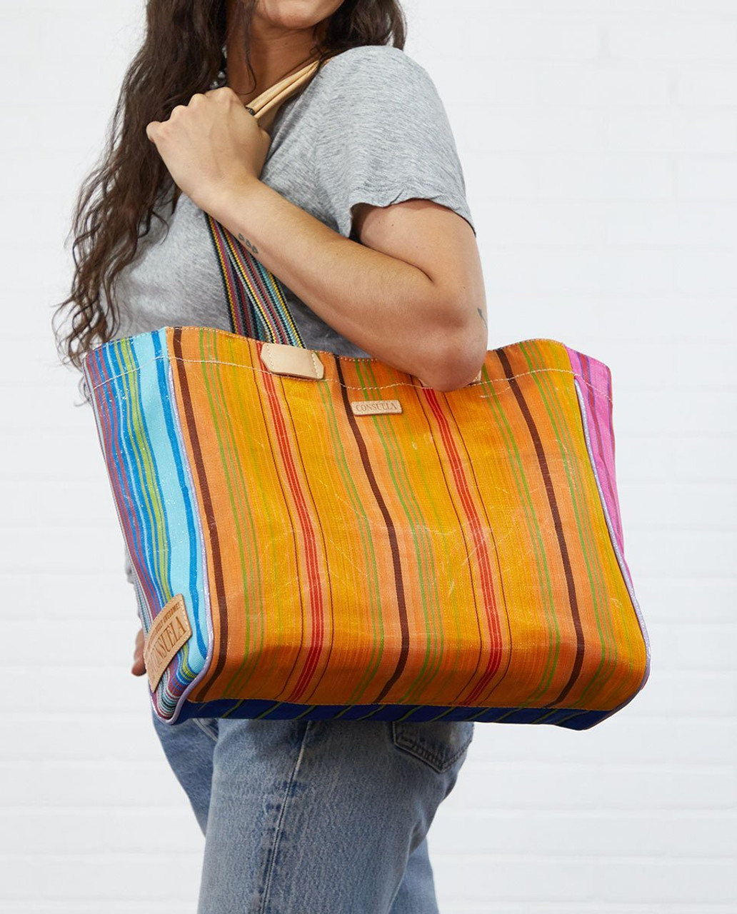 CONSUELA- Steely Market Tote