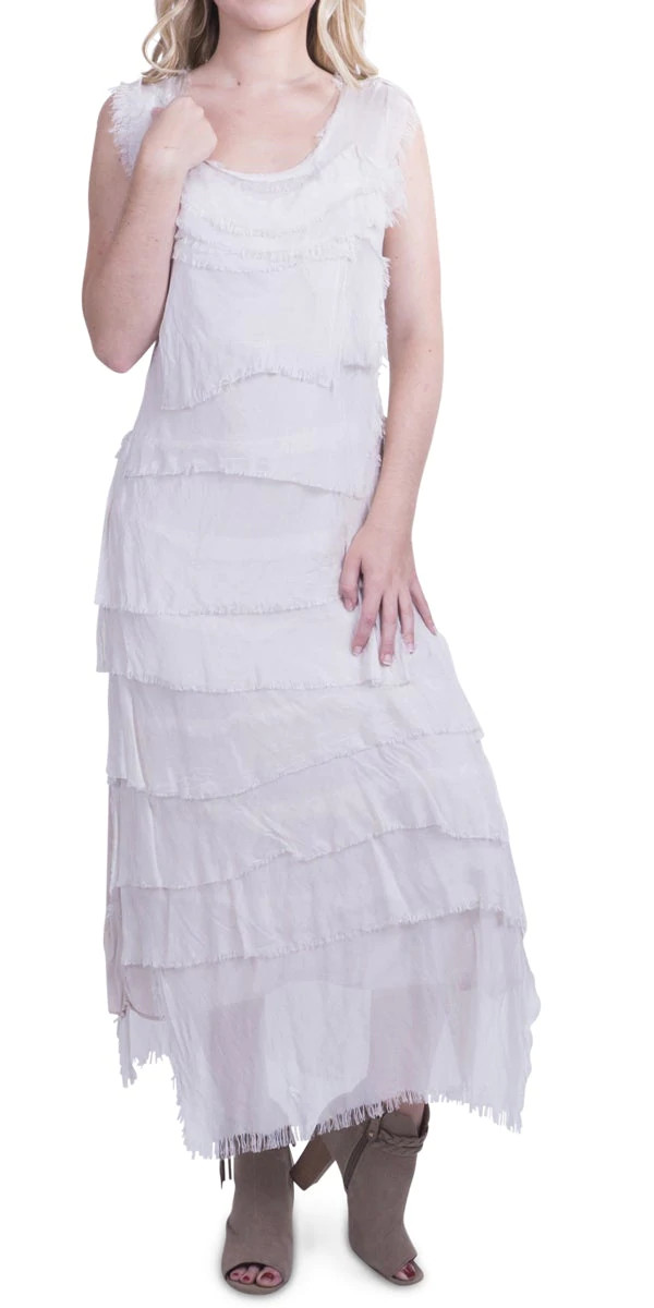 Gigi Moda Women's Clothing - Siena Maxi Dress - Cream - Billy's Western Wear