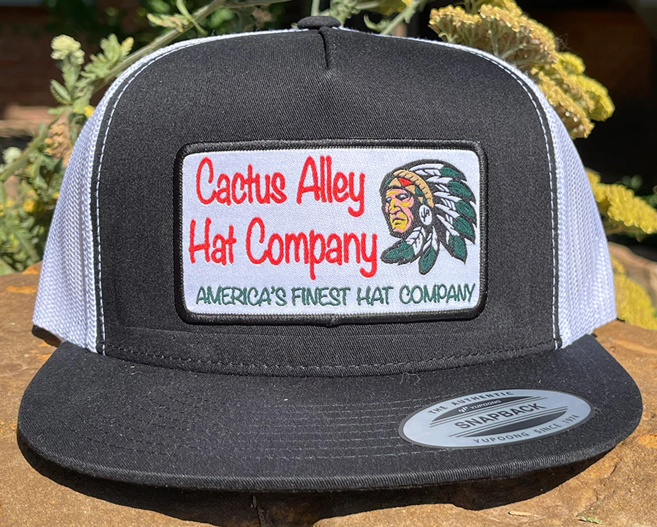 Cactus Alley - Rodeo Flag Cap - Black / White - Billy's Western Wear