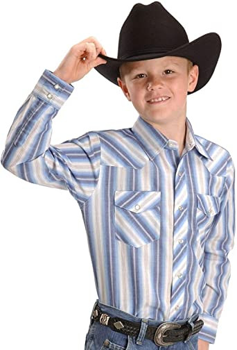 Wrangler Boy's Shirts Assorted Stripes Billy's Western Wear