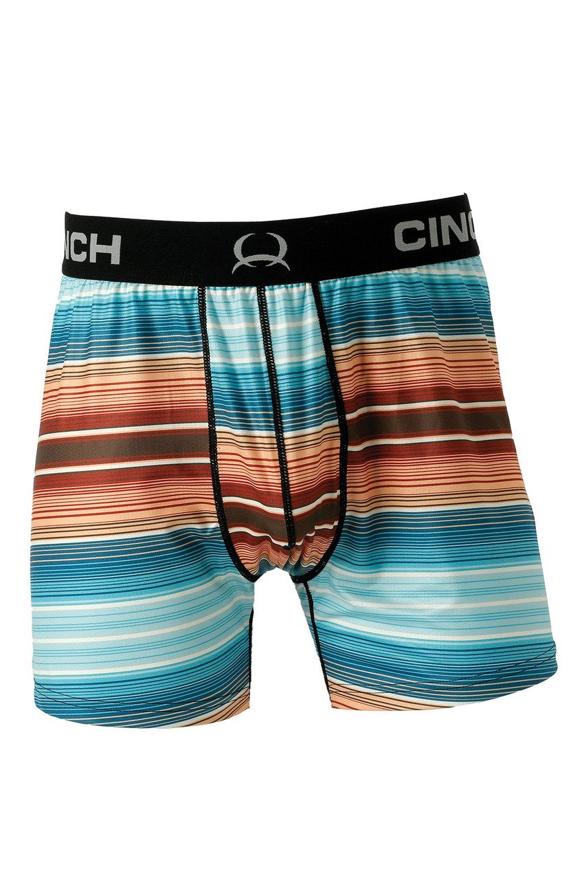 Cinch Men's Underwear - Stripe Print - 6 Boxers - Billy's Western