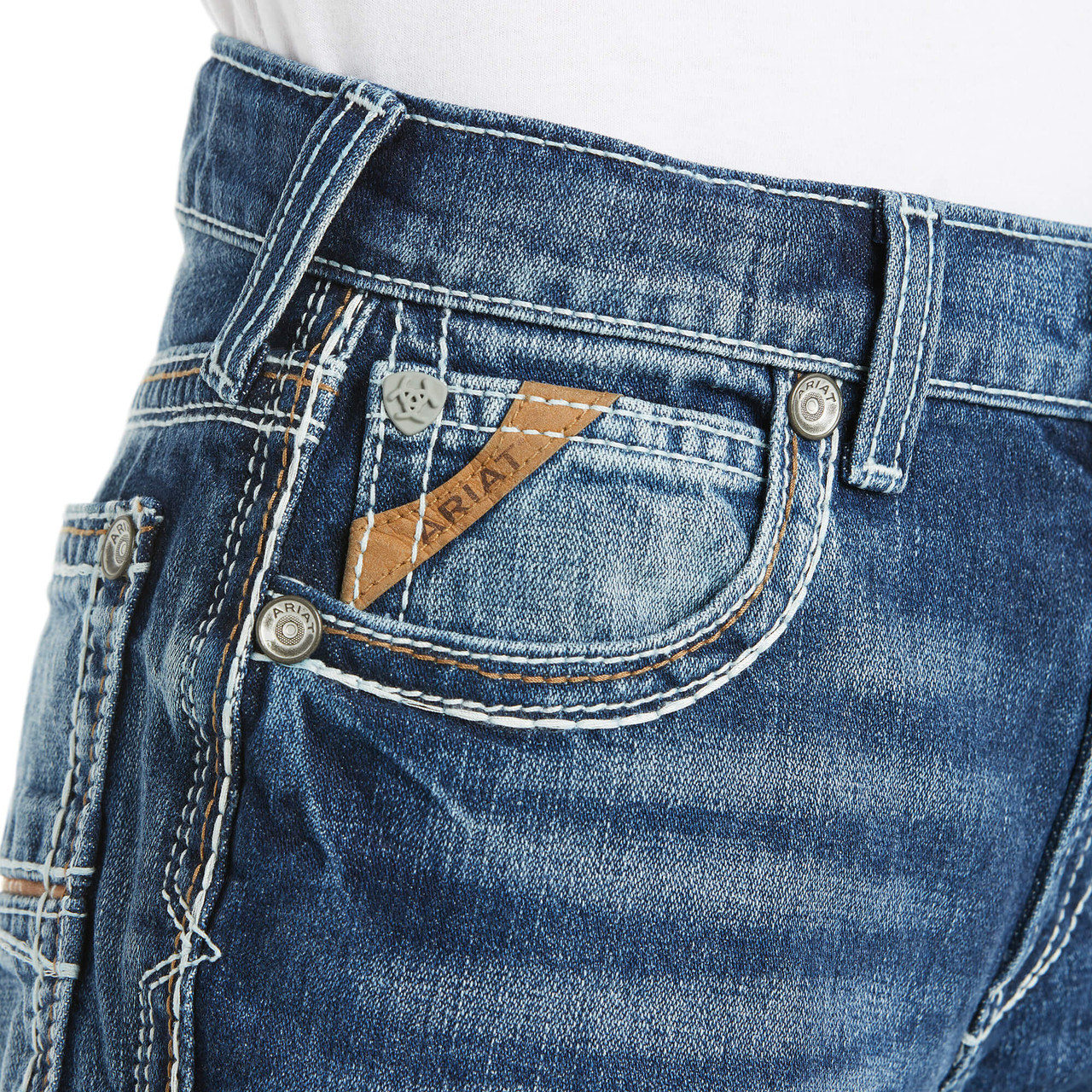 Ariat Youth B4 Relaxed Coltrane Boot Cut Jean Durango