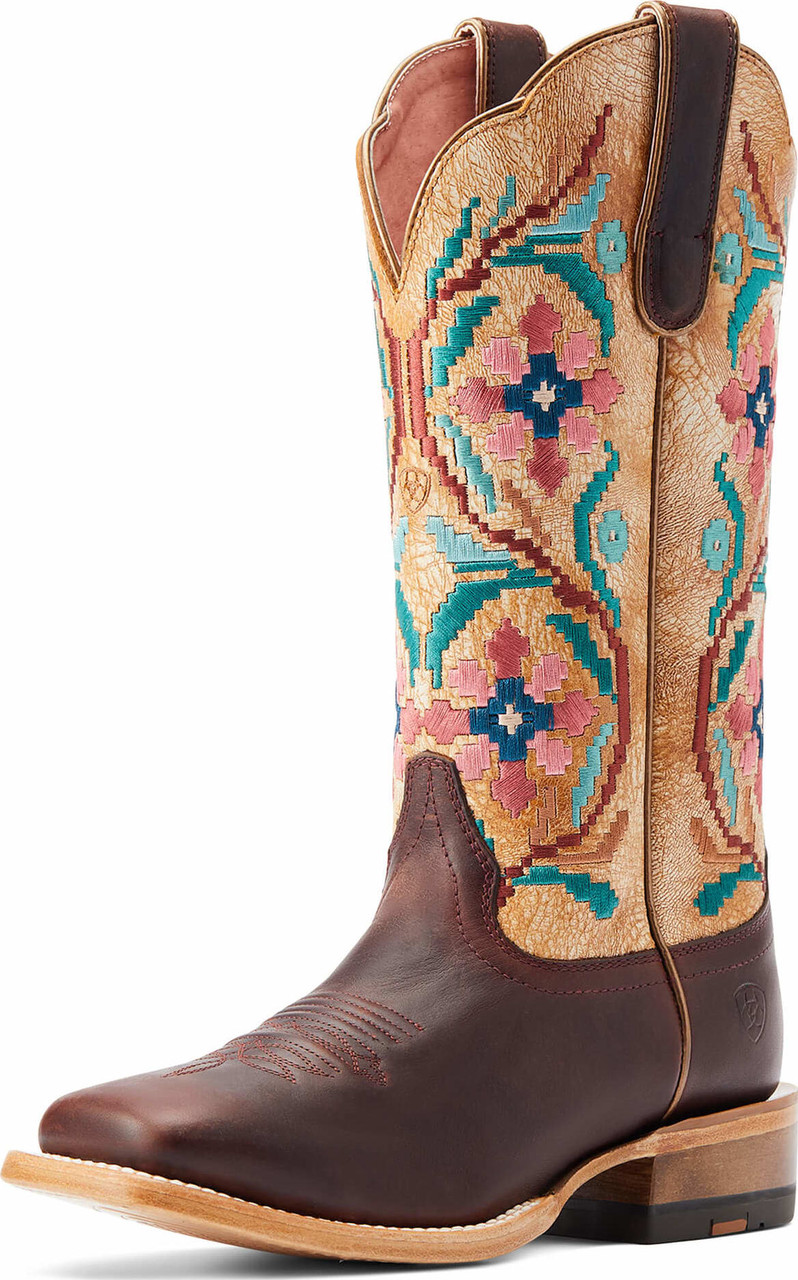 Ariat Women's Boots - Frontier Daniella - Brazen Tan / Sand White ...