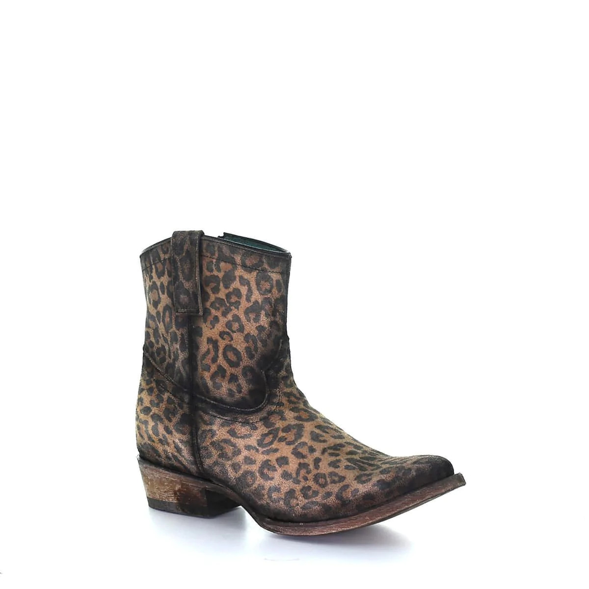 Corral Women's Boots Ankle Leopard Print Billy's Western Wear