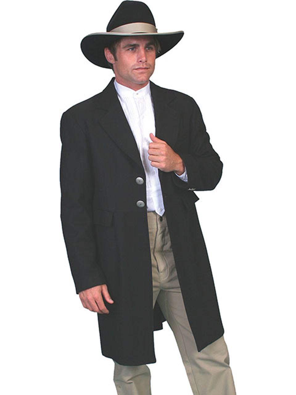 Scully Men's Jacket - Frock - Black - Billy's Western Wear