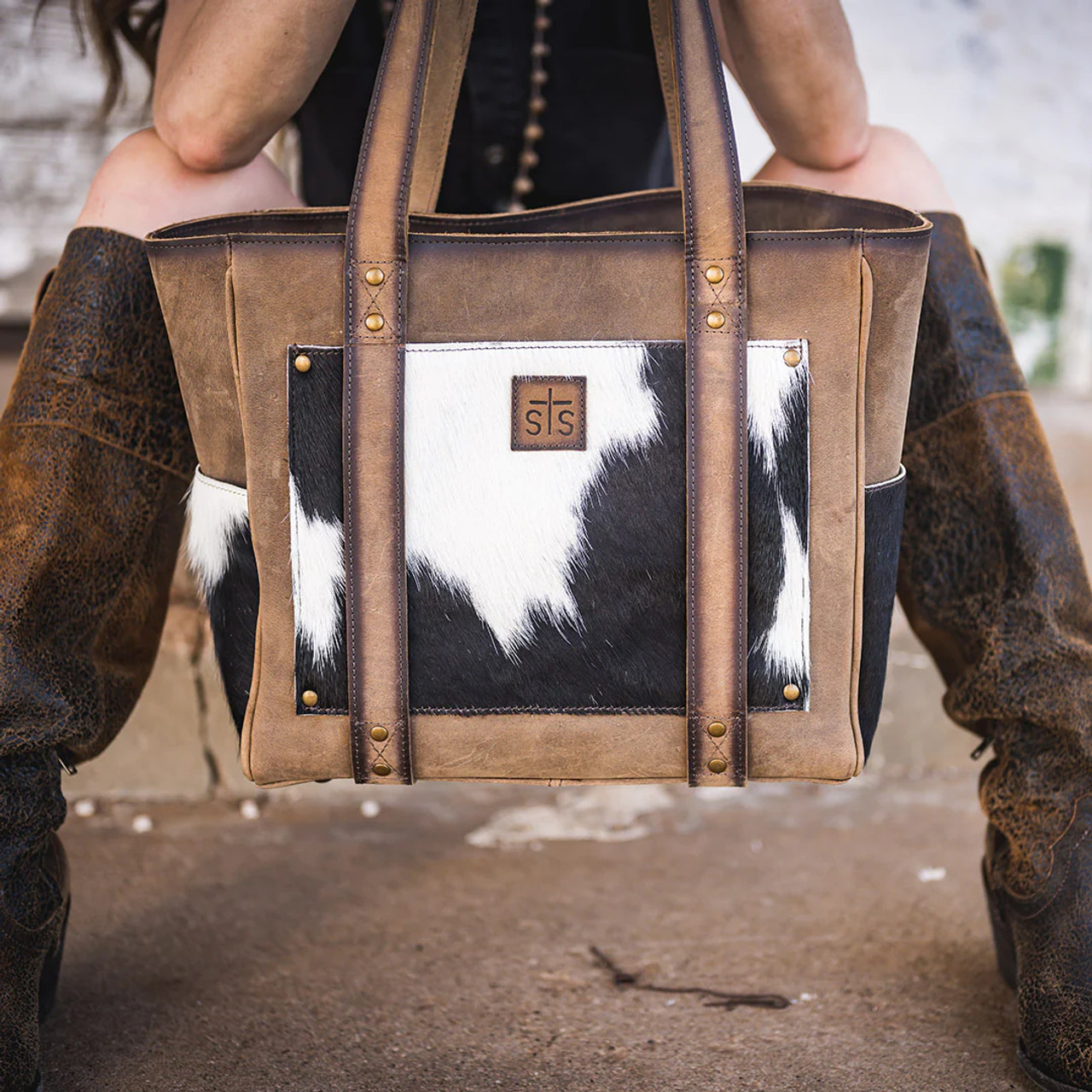 Classic Cowhide Tote