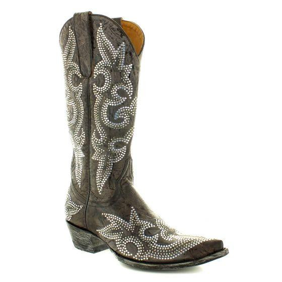 Old Gringo Women's Boots Diego Crystal / Brown Billy's Western Wear