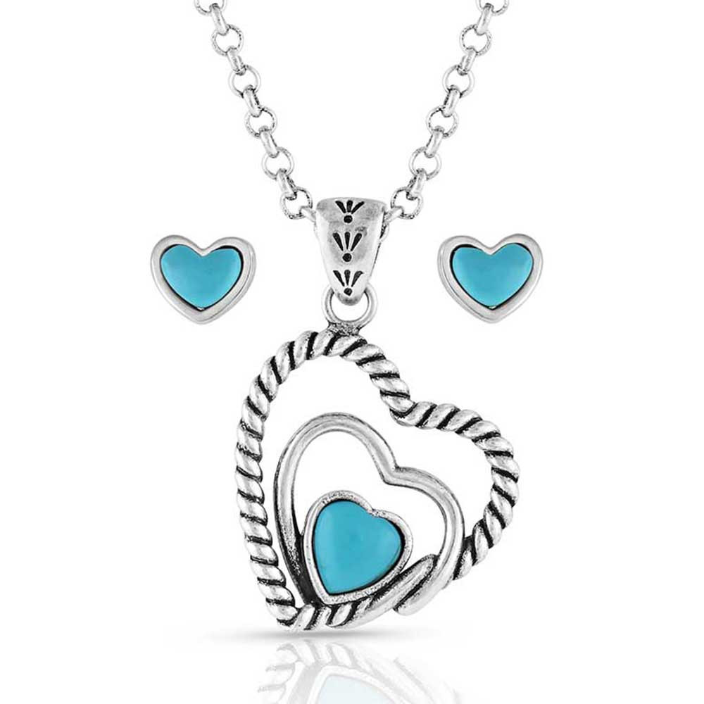 Montana Silversmith Accessories Clearer Ponds Turquoise Heart