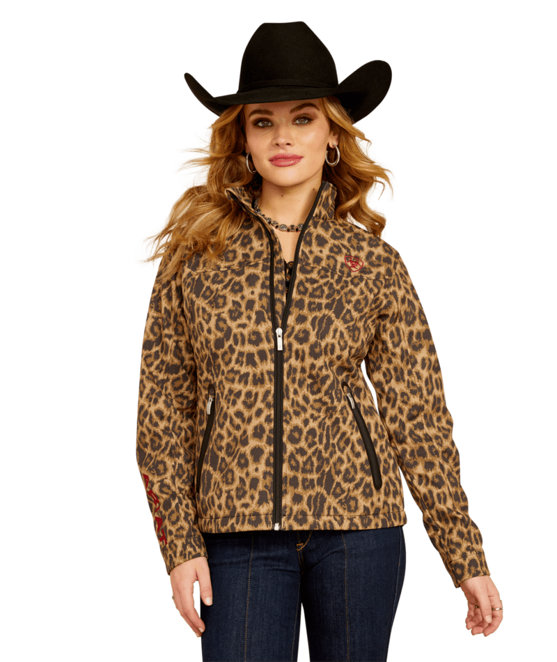 Ariat Women's Jacket - New Team Softshell - Lila Leopard - Billy's