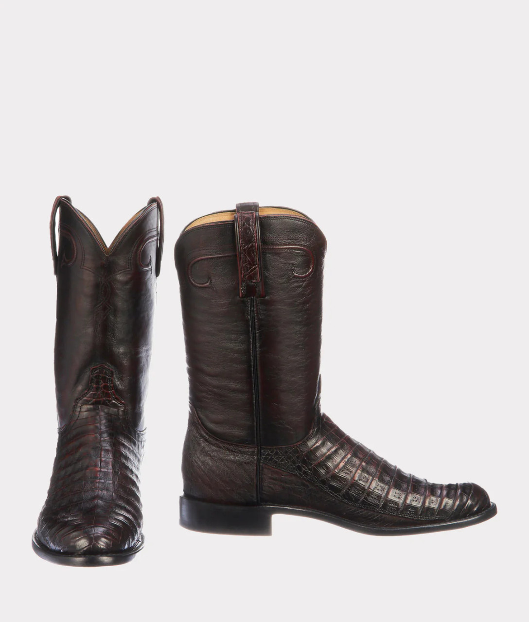 Black Cherry Lucchese Men's Western Boots Lucchese Classics
