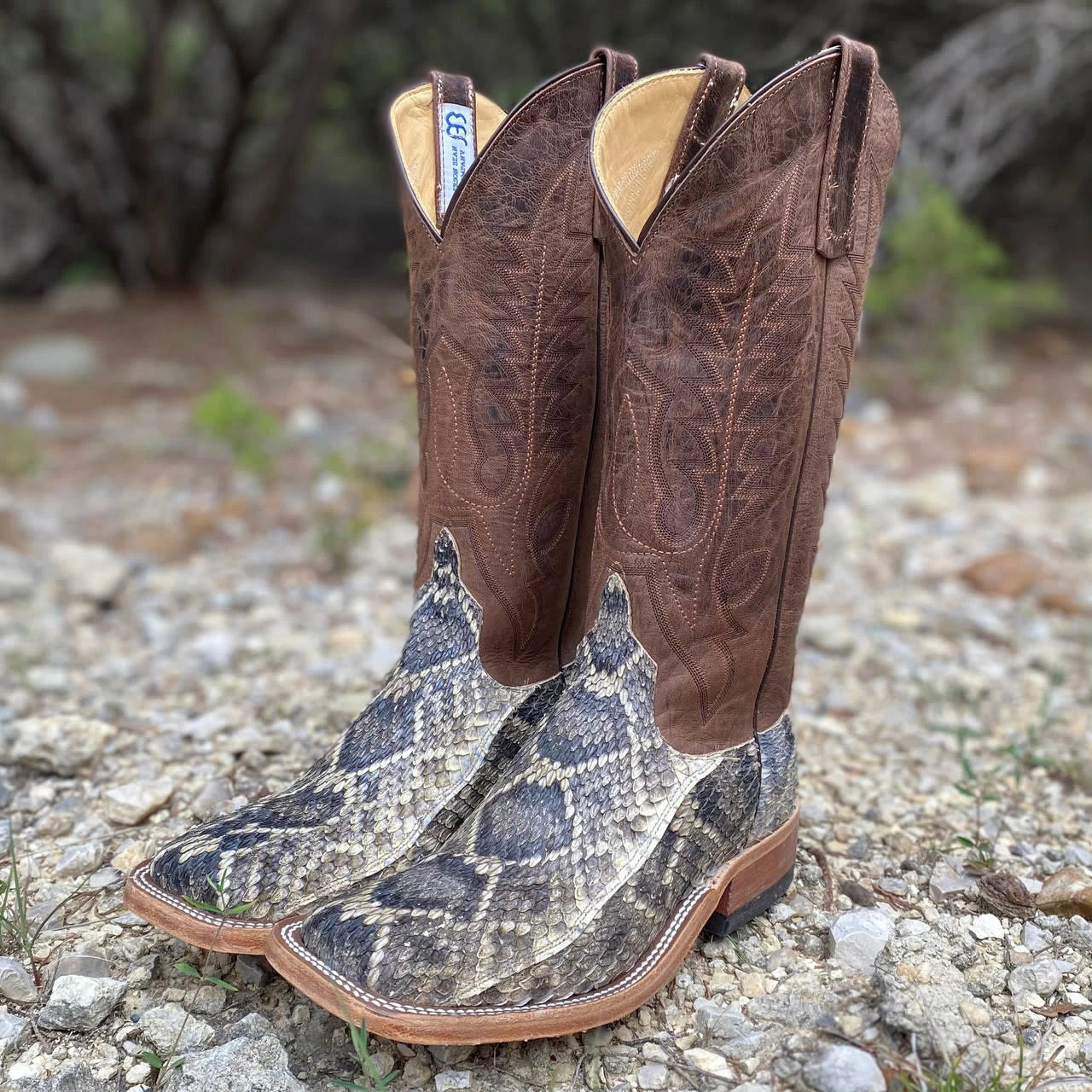 Men’s Horse Power by Anderson Bean Nile Croc Print Western Boots Size 10.5EE ANDERSON BEAN MEN main image 2