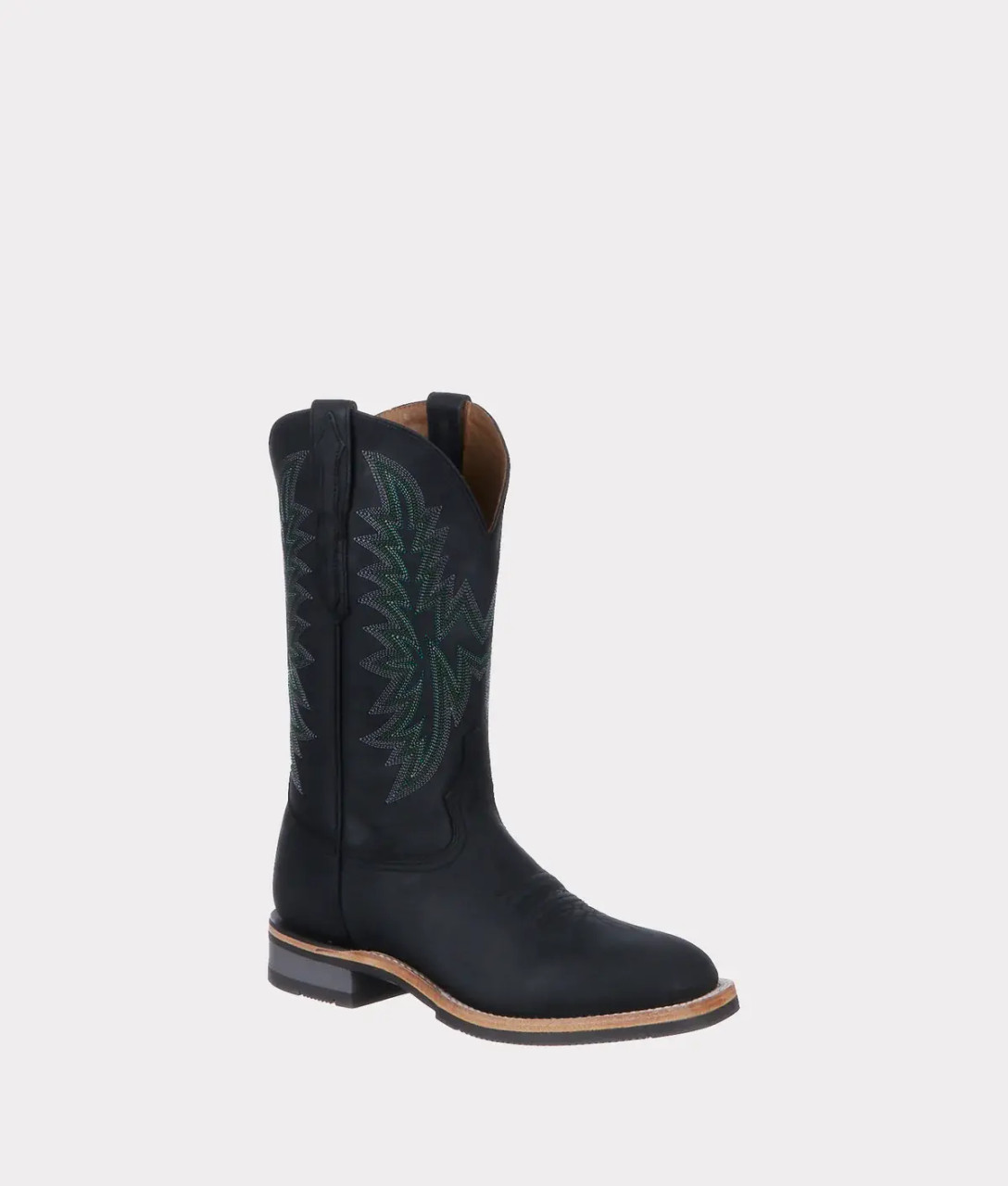 Lucchese Men's Boots - Rudy - Black Cowhide / Black - Billy's Western Wear