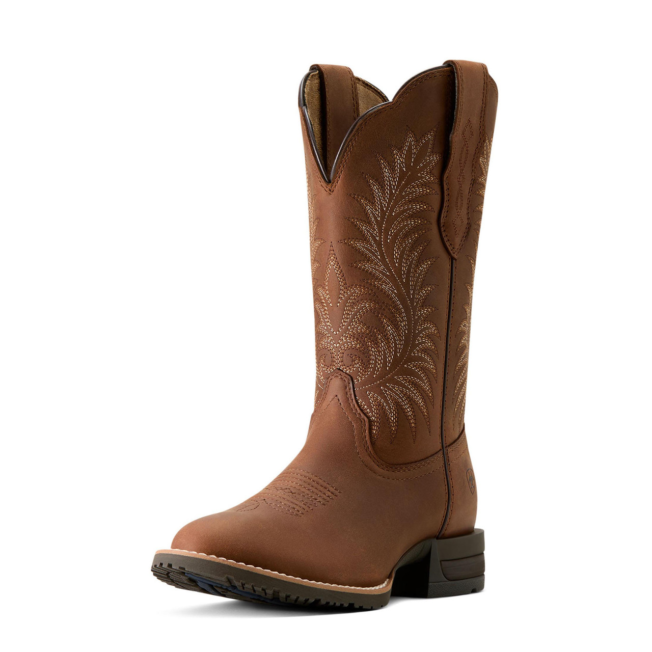 Ariat Brown Leather Western Work Boots Ariat Men main image 2