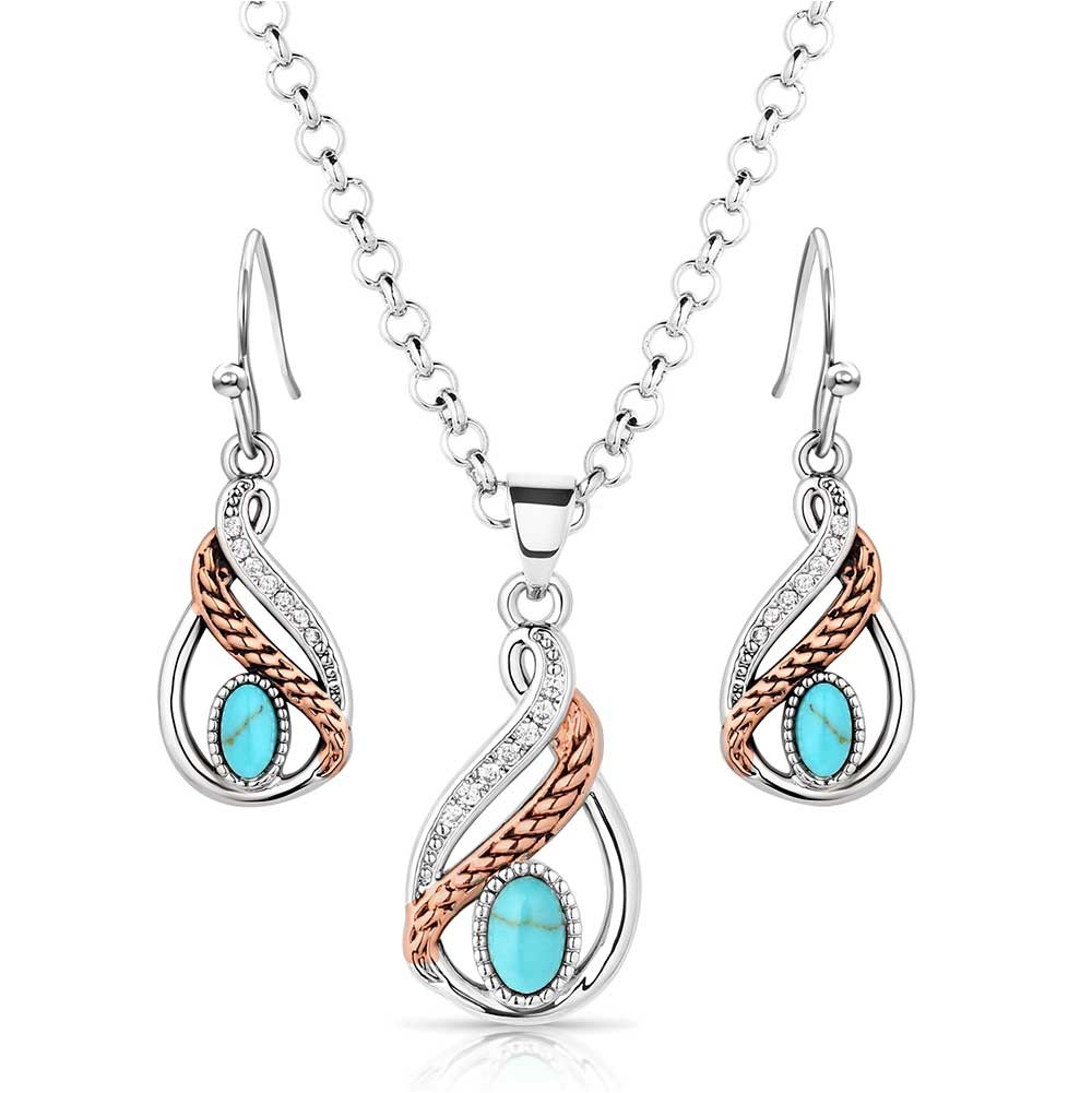 パワーストーン材 【jewelrypillow］2セット Montana Silversmith Accessories - Woven Dreams Jewelry Set