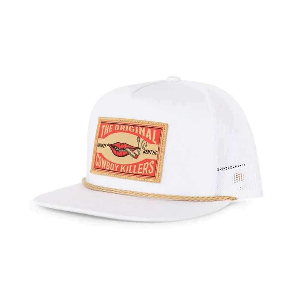 Whiskey Bent Hat Company Caps - The Matchbox - White