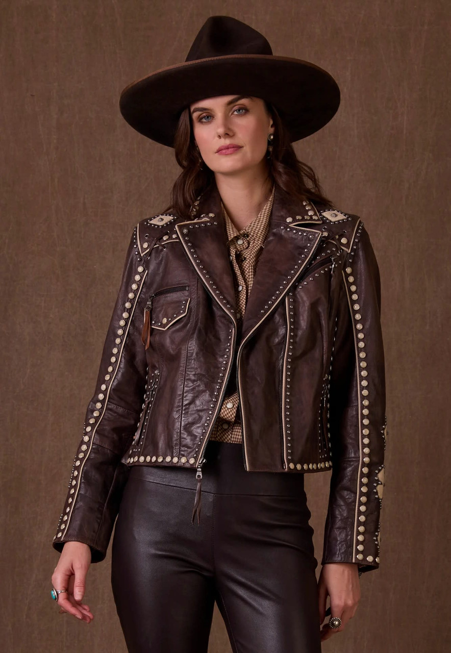 Double D Ranch Women's - Behren's Biker Jacket - Bronco - Billy's