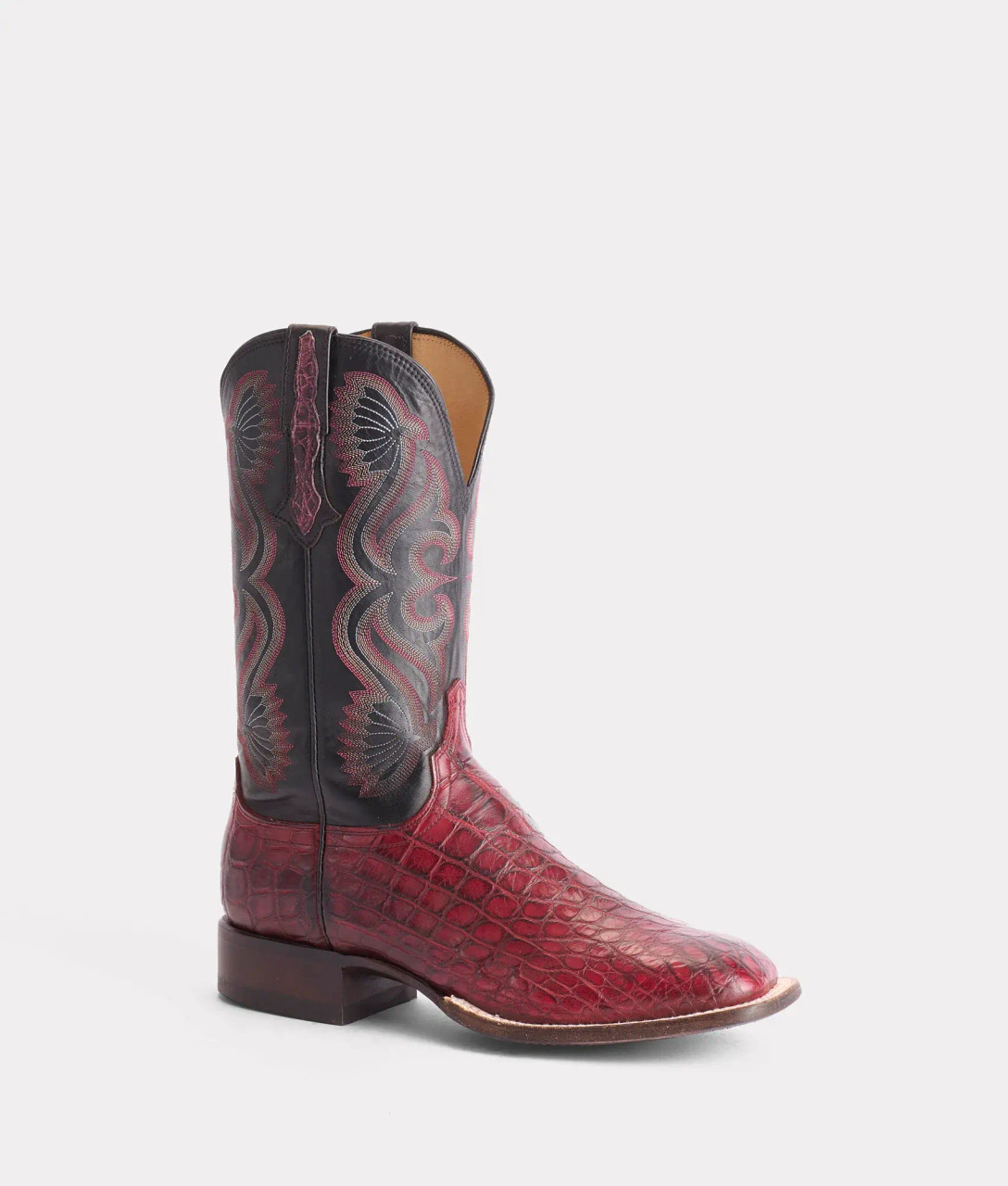 Lucchese Men's Boots - Roy - Giant Gator / Black Cherry - Billy's