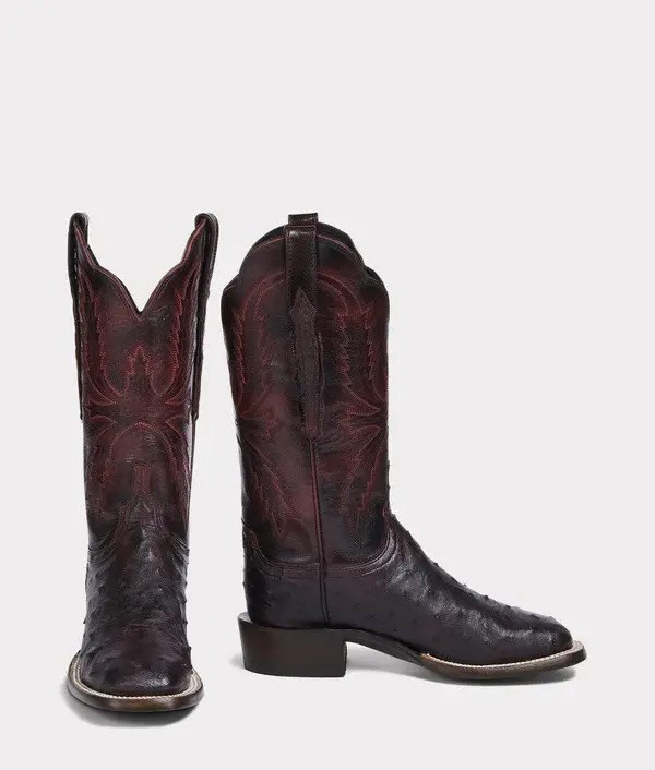 Lucchese Women's Boots - Josephine Horseman - Black Cherry