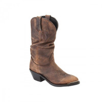 Durango Women's Boots - Distressed Tan Slouch