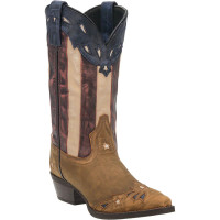 Laredo Women's Boots - Keys - Tan / Old Glory