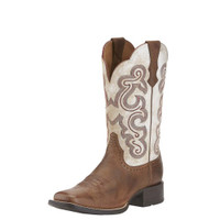 Ariat Women's Boots - Quickdraw - Sandstorm / Distressed White Ariat Women's Boots - Quickdraw - Sandstorm / Distressed White