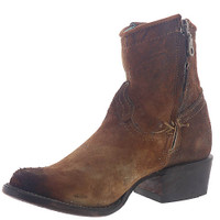 Corral Women's Boots - Lamb Abstract Short Top - Chocolate / Tan Corral Women's Boots - Lamb Abstract Short Top - Chocolate / Tan