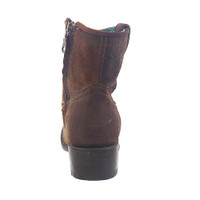 Corral Women's Boots - Lamb Abstract Short Top - Chocolate / Tan Corral Women's Boots - Lamb Abstract Short Top - Chocolate / Tan