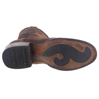 Corral Women's Boots - Lamb Abstract Short Top - Chocolate / Tan Corral Women's Boots - Lamb Abstract Short Top - Chocolate / Tan