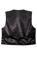 Scully Kids Vest - Western Boar Suede / Satin - Black Boar # 19 Scully Kids Vest - Western Boar Suede / Satin - Black Boar # 19