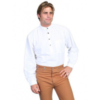 Scully Men's Shirt - Range Wear - Pullover - White Scully Men's Shirt - Range Wear - Pullover - White