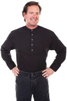 Scully Men's Shirt - Range Wear - Classic Style Pullover - Black Scully Men's Shirt - Range Wear - Classic Style Pullover - Black