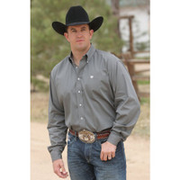 Cinch Men's Shirts - Classic Edition - Dark Grey Solid Button Down Cinch Men's Shirts - Classic Edition - Dark Grey Solid Button Down