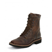 Justin Men's Work Boots - Pulley EH ST - Rugged Tan Justin Men's Work Boots - Pulley EH ST - Rugged Tan