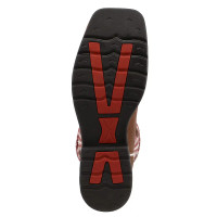 Twisted X Men's Work Boots - Lite Weight Cowboy - Distressed Shoulder / Cherry w/ Steel Toe