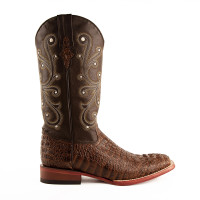 Ferrini Men's Boots - Print Caiman Crocodile - Sport Rust