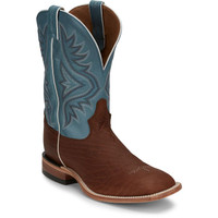 Tony Lama Men's Boots - Avett Blue - Pecan Bison / Baltic Blue Tony Lama Men's Boots - Avett Blue - Pecan Bison / Baltic Blue