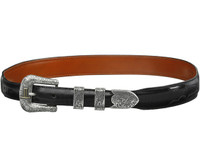 Lucchese Men's Belts - Smooth Goat / Tapered - Black Lucchese Men's Belts - Smooth Goat / Tapered - Black