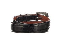 Lucchese Men's Belts - Smooth Goat / Tapered - Black Lucchese Men's Belts - Smooth Goat / Tapered - Black