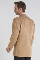 Circle S Men's Apparel - Galveston Sport Coat w/ Boot-Stitch Yokes - Camel