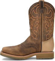 Double H Men's Boots - Dwight - 11" Domestic Wide Square Steel Toe ICE Roper